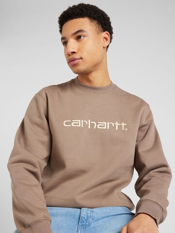 Sweat-shirt Carhartt WIP en marron