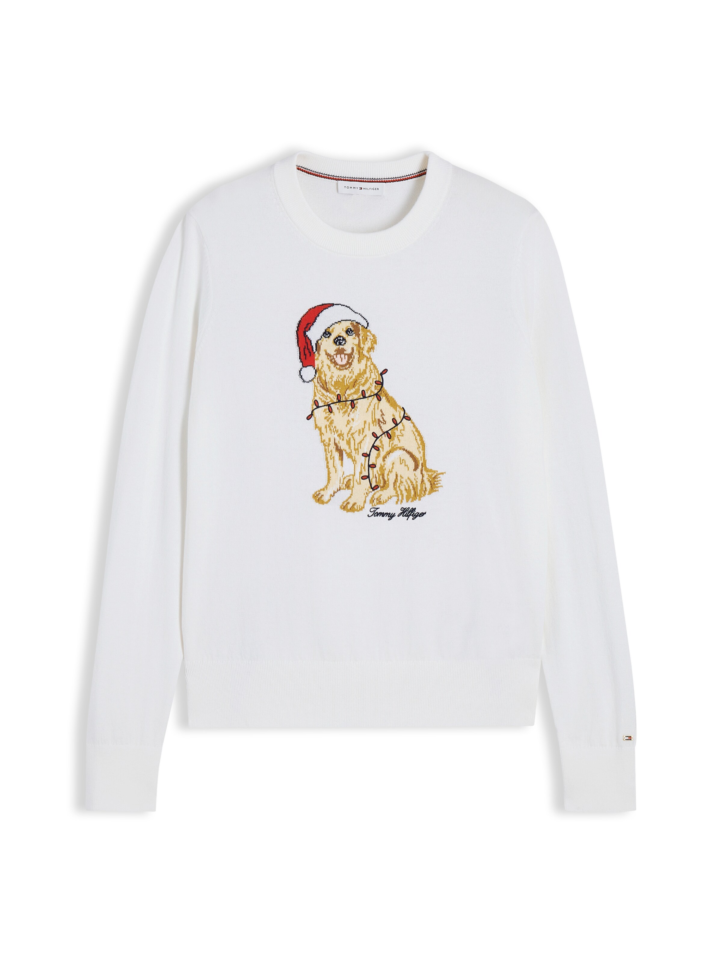 Pulover de la TOMMY HILFIGER pe alb: față