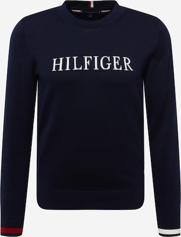 TOMMY HILFIGER Pulóver - kék: elől