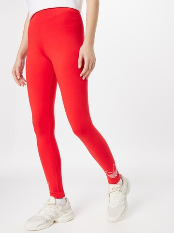 ADIDAS ORIGINALS Skinny Leggings in Rood: voorkant