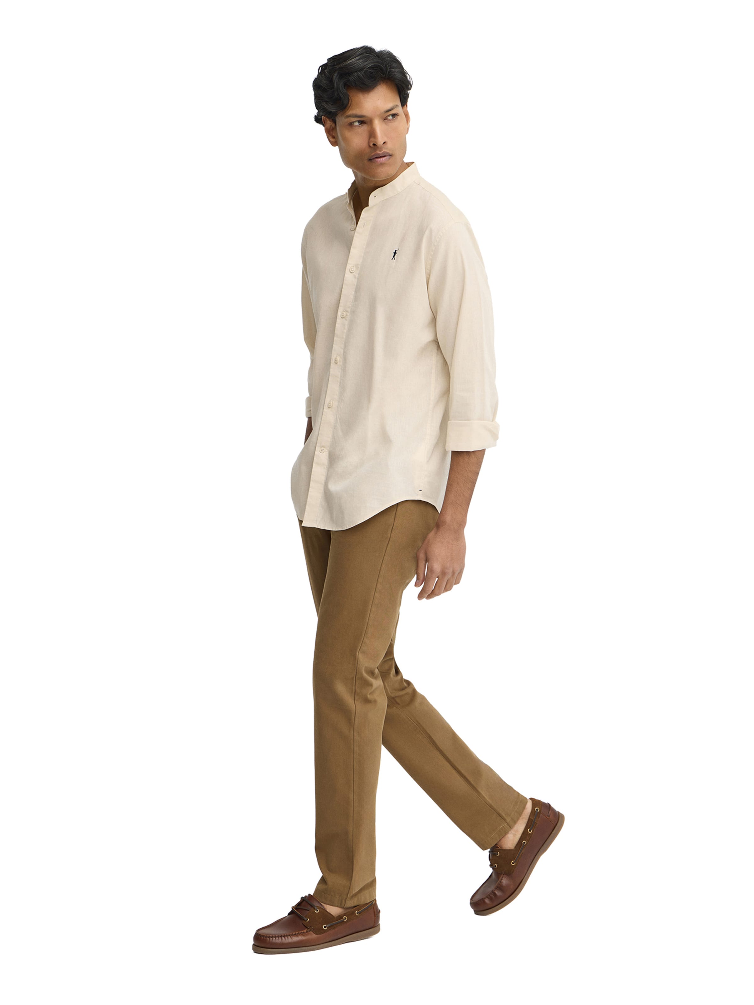 Polo Club Regular Fit Hemd in Beige