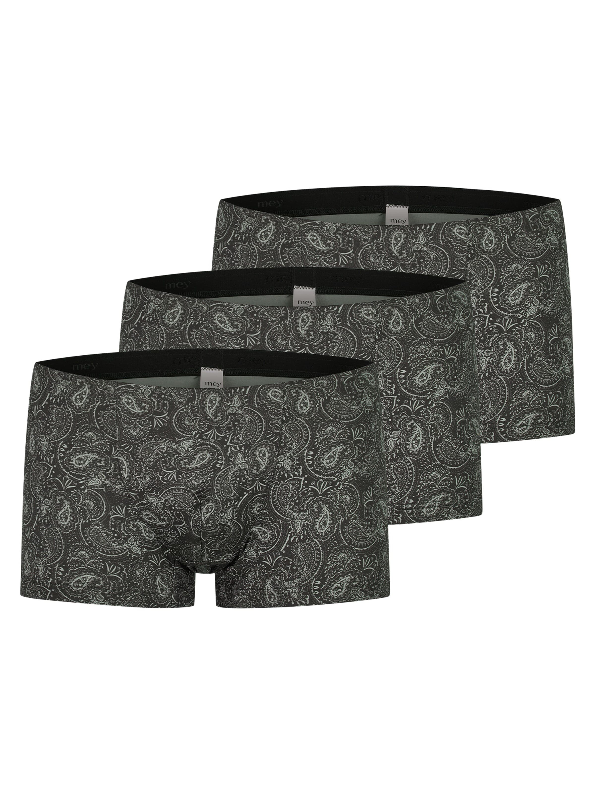 Mey Boxer shorts 'Bc Paisley' in Black: front