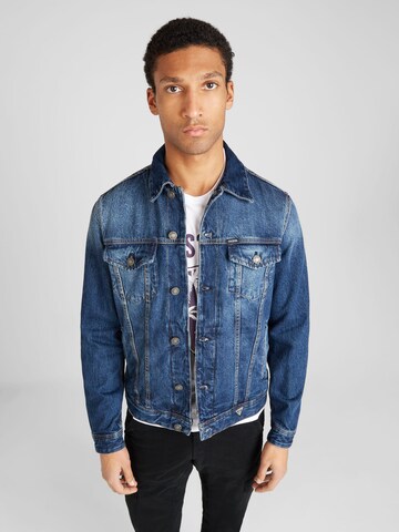 Veste mi-saison 'DILLON' GUESS en bleu : devant