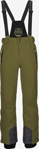 KILLTEC Regular Outdoor Pants 'Enosh' in Green: front