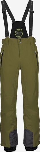 KILLTEC Pantalon outdoor 'Enosh' en gris foncé / olive / vert foncé, Vue avec produit