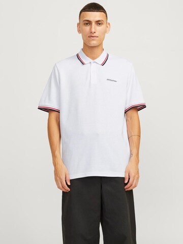 Maglietta 'JJCampa' di JACK & JONES in bianco: frontale
