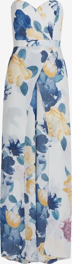 Vera Mont Jumpsuit in creme / blau / rauchblau / gelb / orange, Produktansicht