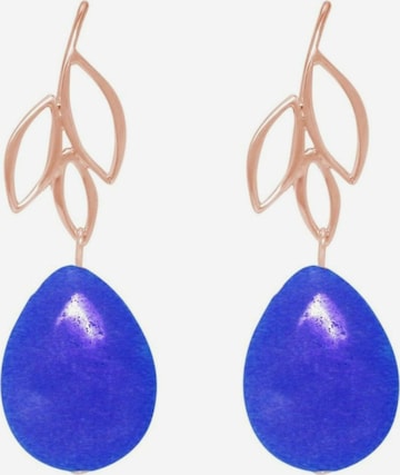 Boucles d'oreilles Gemshine en bleu : devant