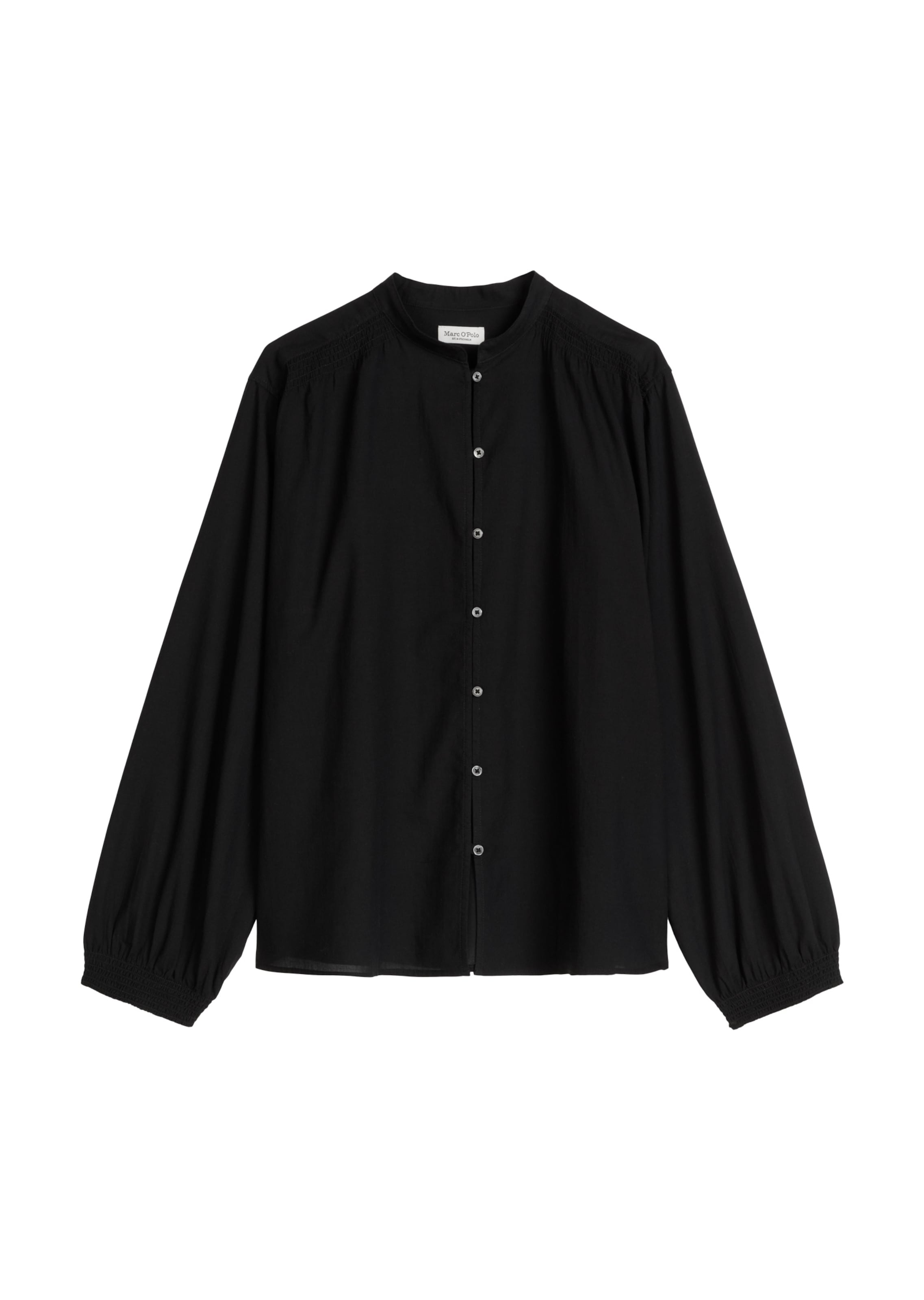 Marc O'Polo Bluse in Schwarz: Vorderseite