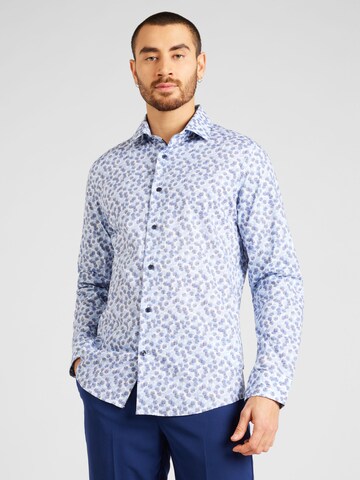 Coupe regular Chemise 'Trostol' Matinique en bleu : devant