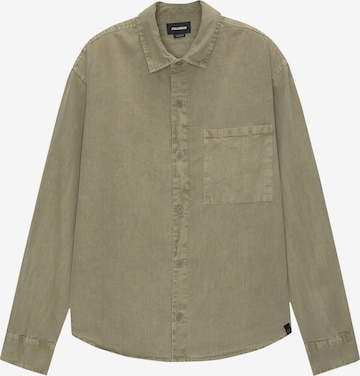 Cămașă de la Pull&Bear pe bej: față