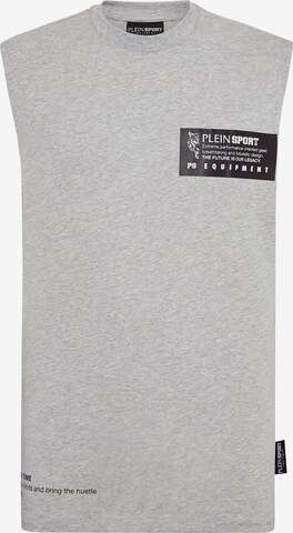 Maglietta di Plein Sport in grigio: frontale