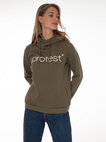 PROTEST Sweater 'CLASSIC LOGO HOODY' in Green