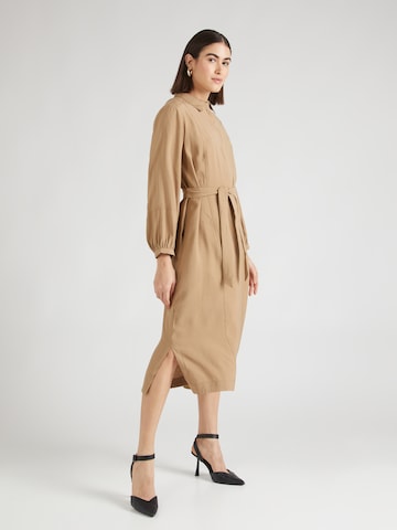 Robe-chemise 'Hannah' Soft Rebels en marron : devant