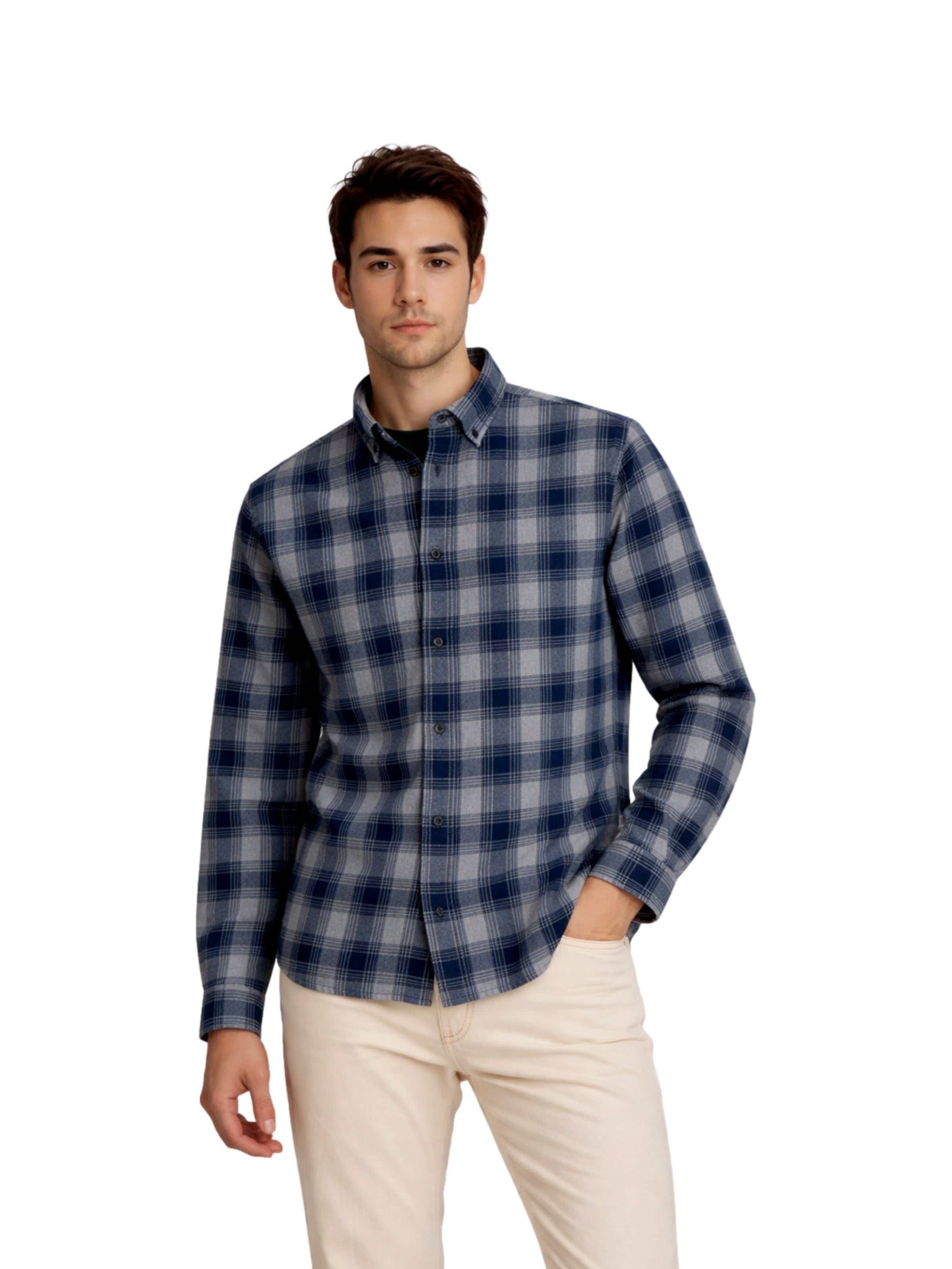 JACK & JONES - Regular Fit Camisa 'JPRBLUHARVEY' em azul: frente