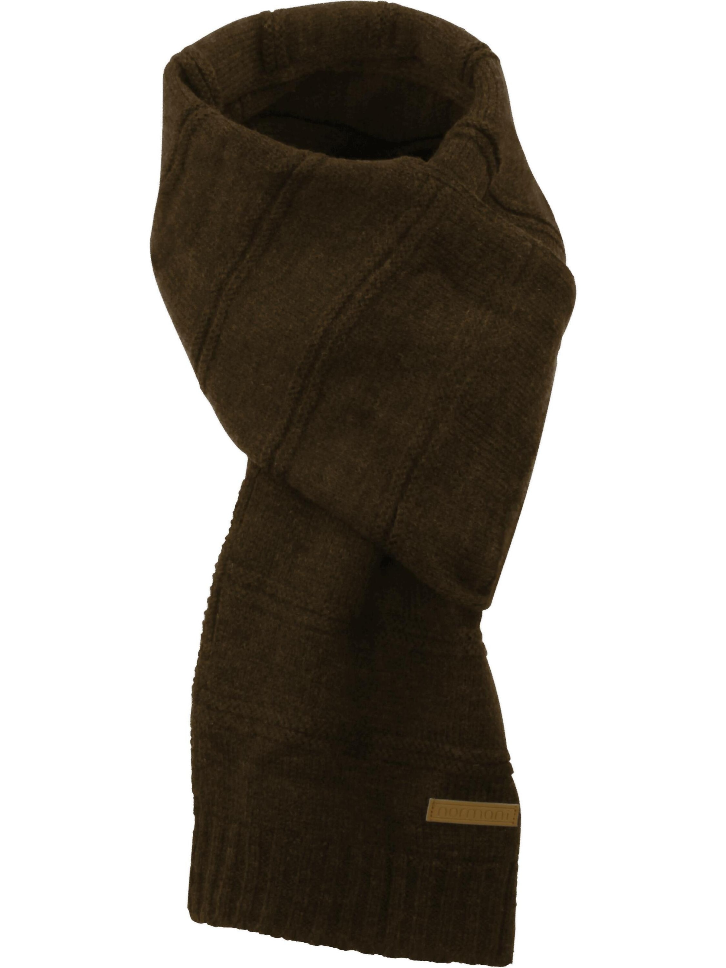 Écharpe ' Montreal ' normani en marron : devant