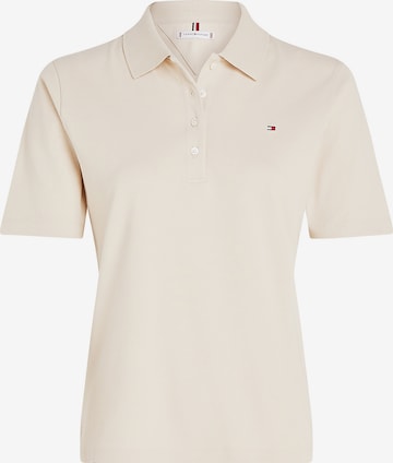 T-shirt TOMMY HILFIGER en beige : devant