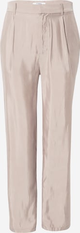 ABOUT YOU x Kevin Trapp Loose fit Pleat-Front Pants 'Ron' in Brown: front