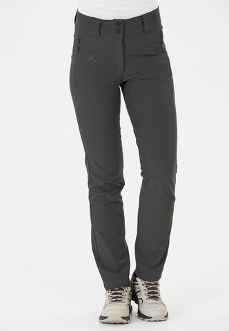 Whistler Regular Outdoor Pants 'Gerd' in Grey: front