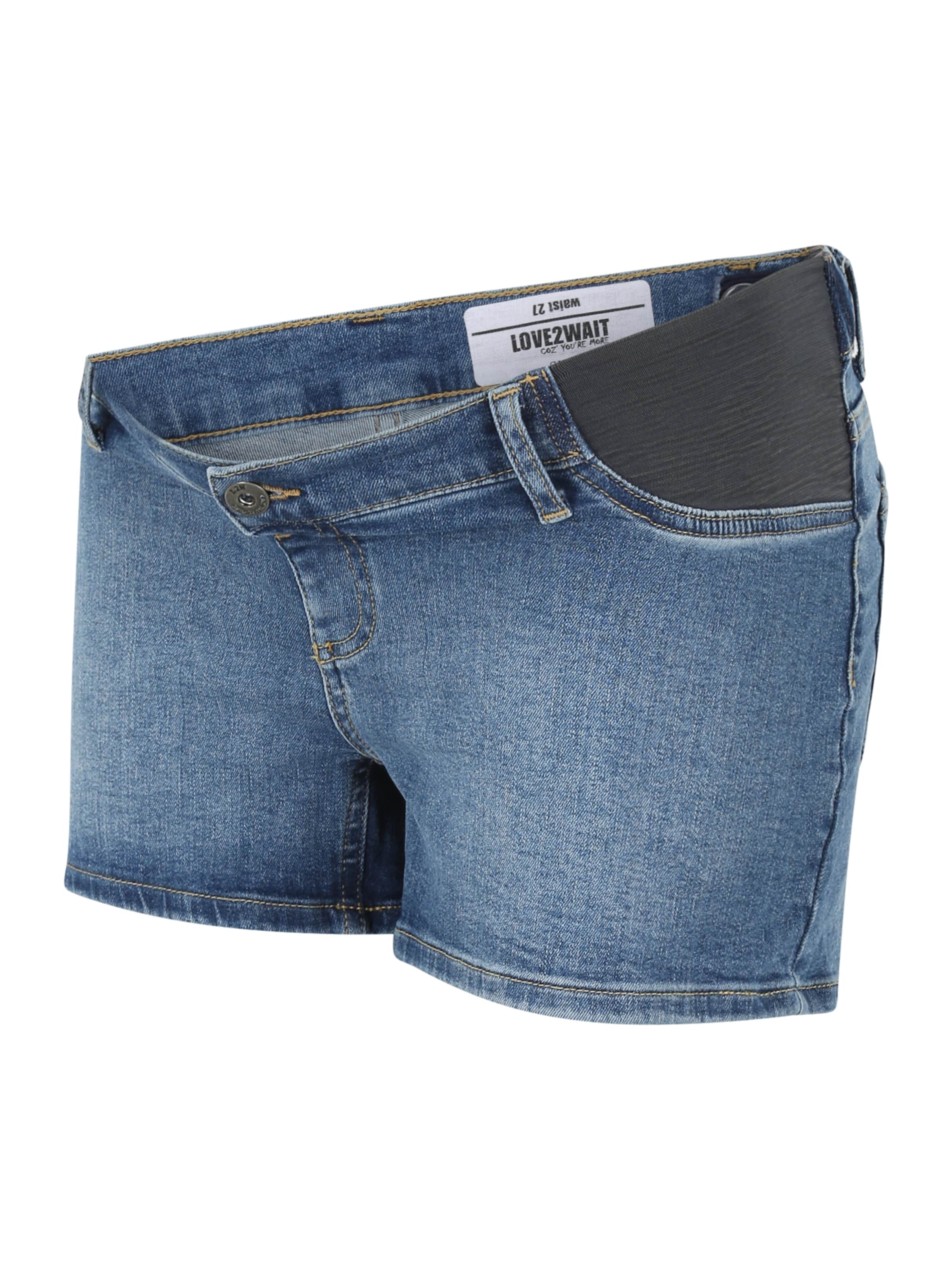 LOVE2WAIT Džíny – modrá: přední strana
