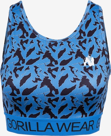 Top sportivo 'Osseo' di Gorilla Wear in nero: frontale