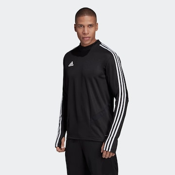 ADIDAS SPORTSWEAR Performance Shirt 'Tiro 19' in Black: front