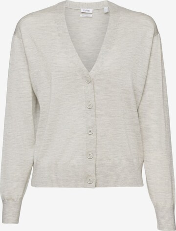 Cardigan ESPRIT en gris : devant