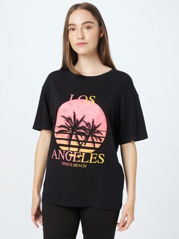 RAIINE - Camiseta 'STONY' en negro: frente