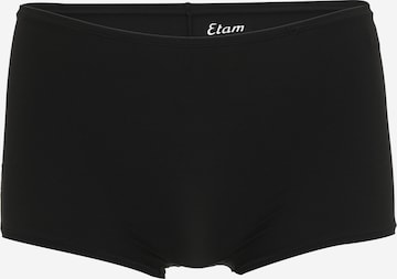 ETAMHipster gaćice 'Pure Soft' - crna boja: prednji dio