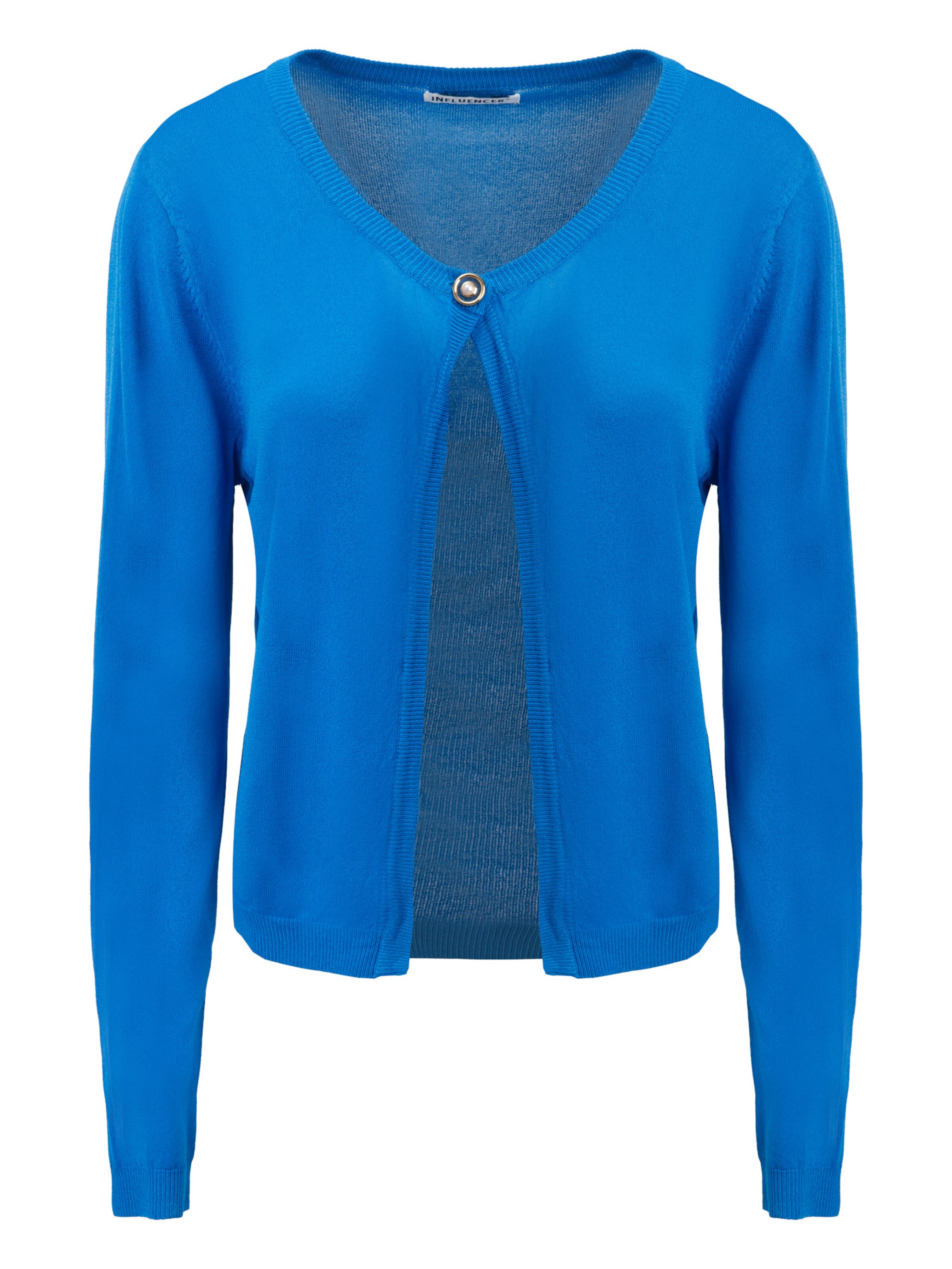 Influencer Kardigán - Modrá: predná strana