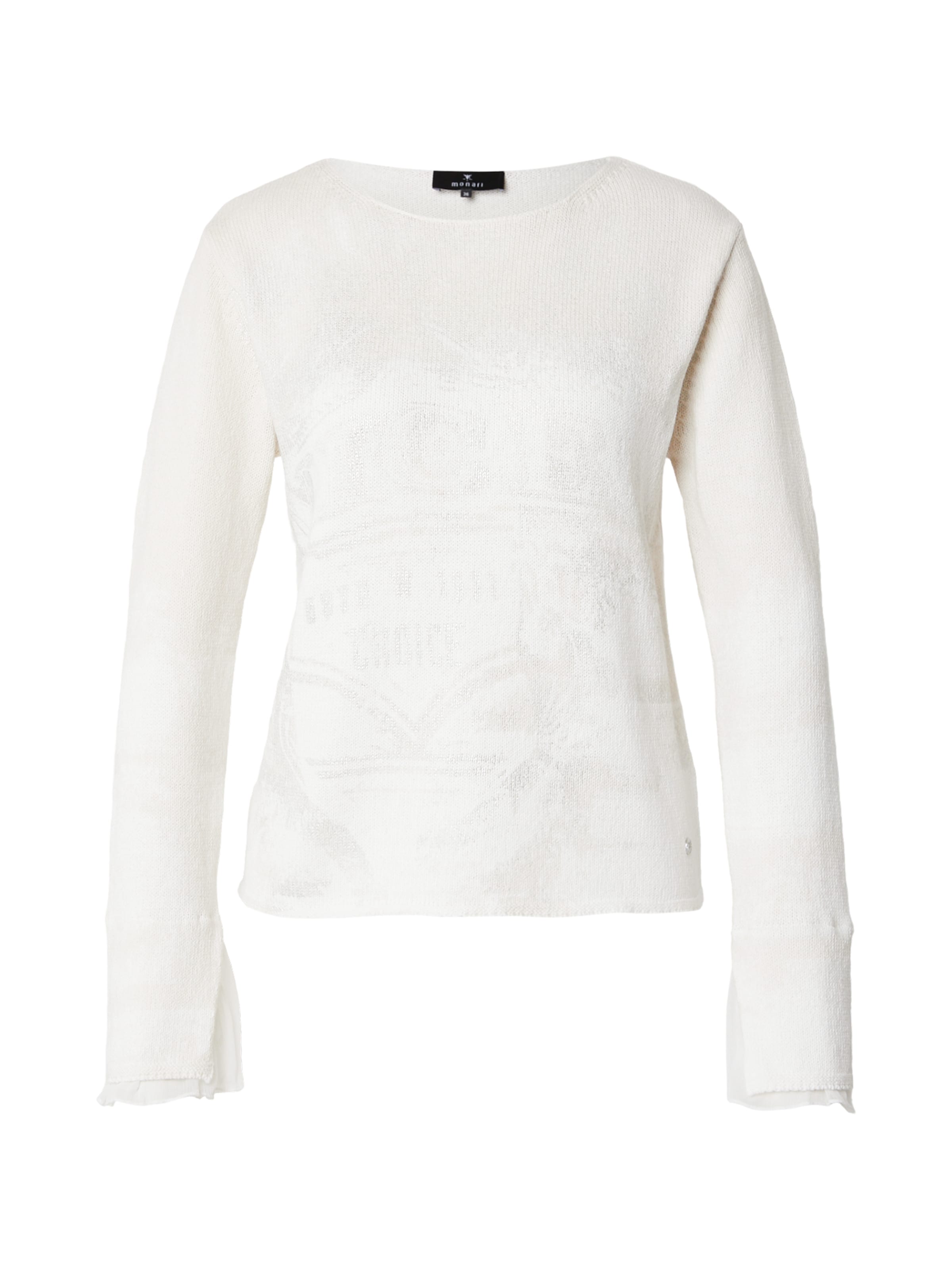 monari Pull-over en blanc / blanc cassé, Vue avec produit
