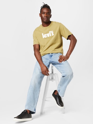 LEVI'S ® Póló 'Relaxed Fit Tee' - zöld