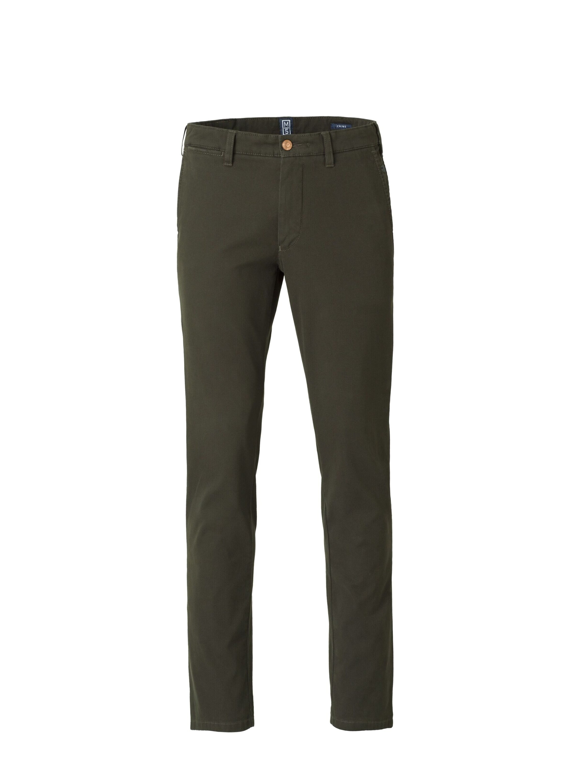 Pantalon chino 'M5' MEYER en vert : devant