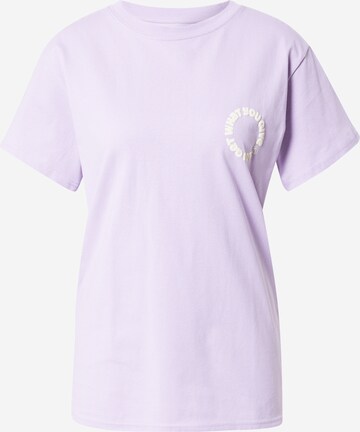 On Vacation Club Shirt 'Circle' in Purple: front