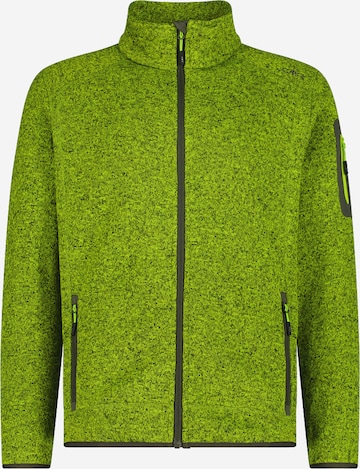 CMP Athletic Fleece Jacket in Green: front