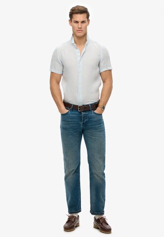 Superdry Regular Fit Hemd 'Vacation' in Blau