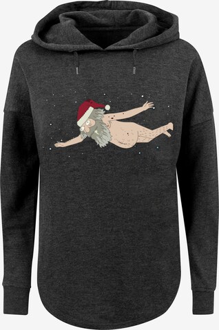 F4NT4STIC Sweatshirt 'Rick und Morty Dead Space Santa Weihnachten' in Grau: predná strana