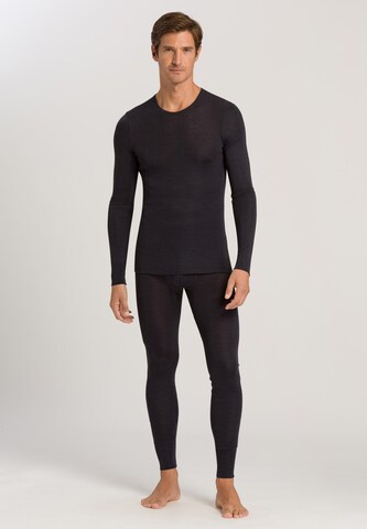 Hanro - Cuecas compridas 'Woolen Silk' em cinzento