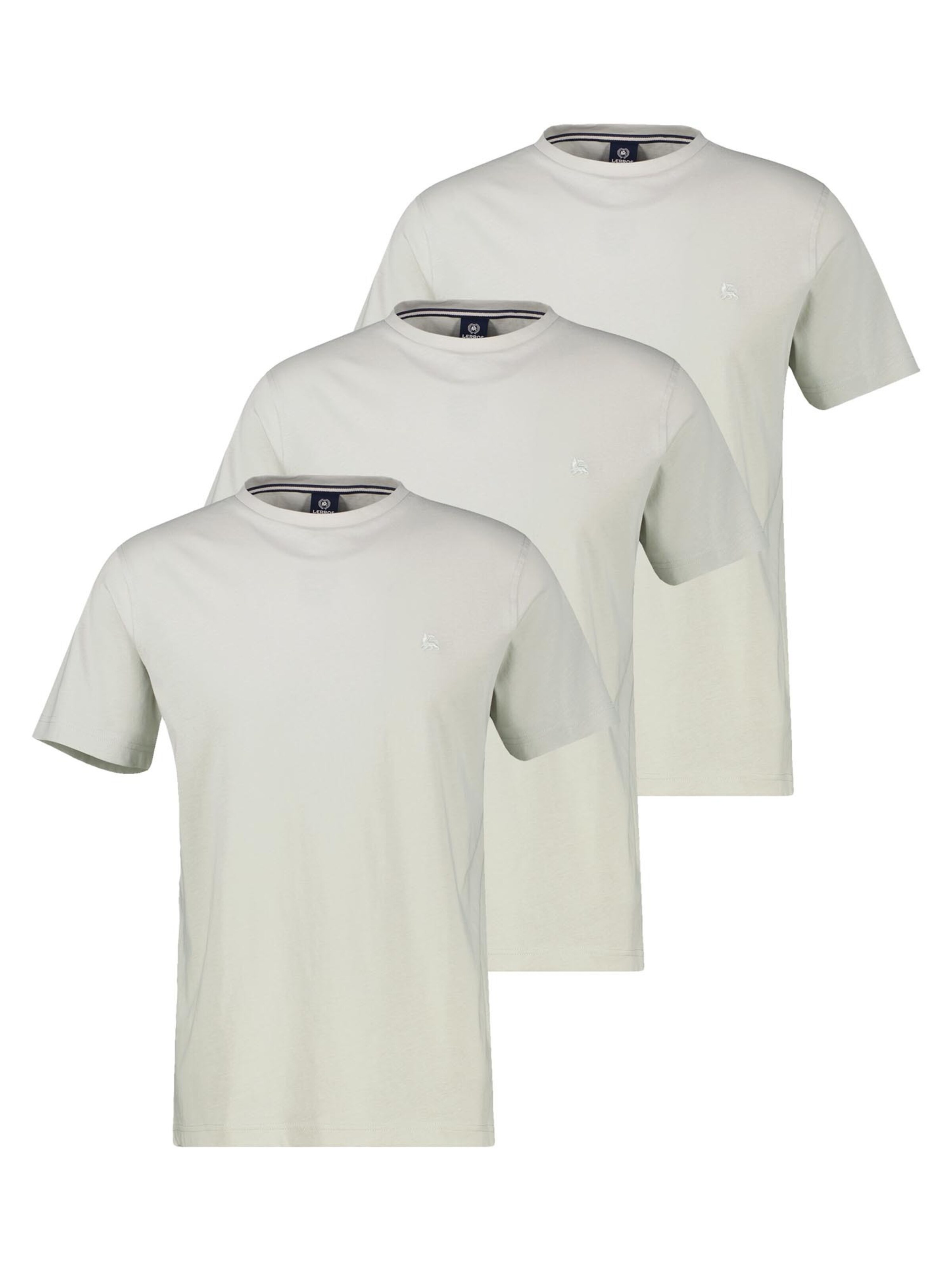 LERROS Shirt 'Basic'‌‌ in Grau: Vorderseite