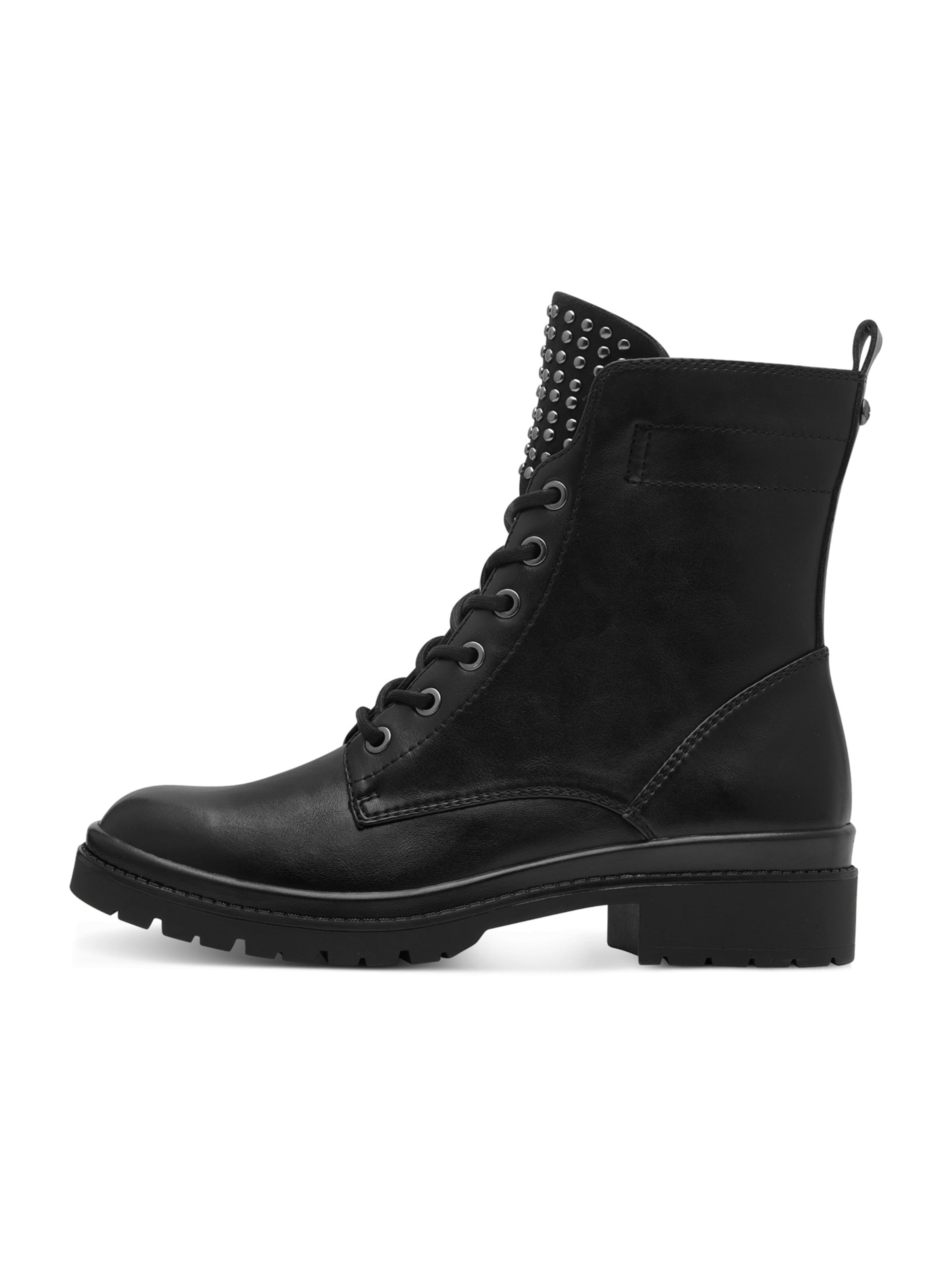 Tamaris Lace-up bootie in Black
