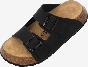 Mule 'Elaha Mega' Palado en noir : devant