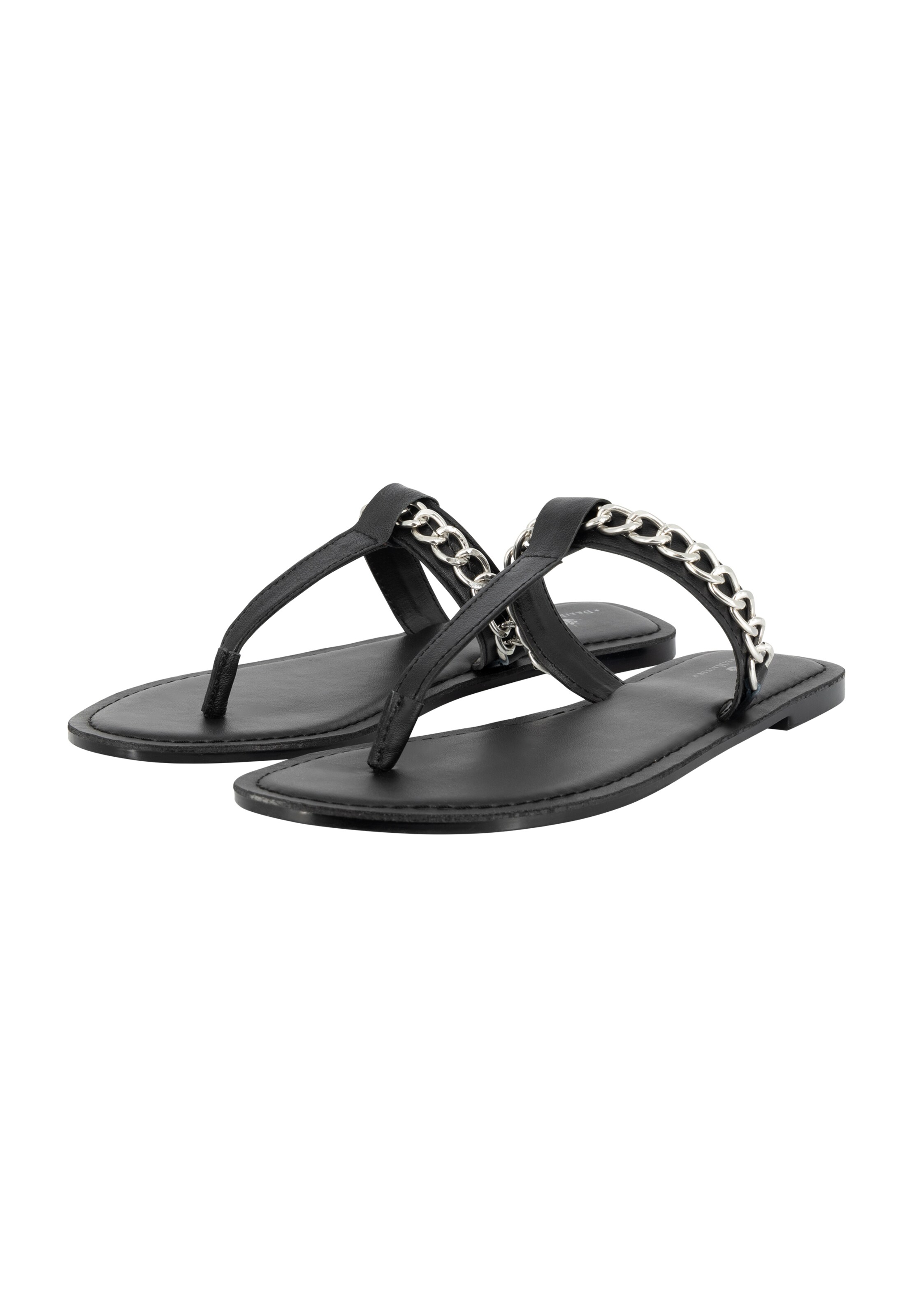 DreiMaster Vintage T-bar sandals 'Boline' in Black