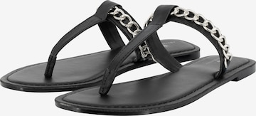 DreiMaster Vintage T-bar sandals 'Boline' in Black