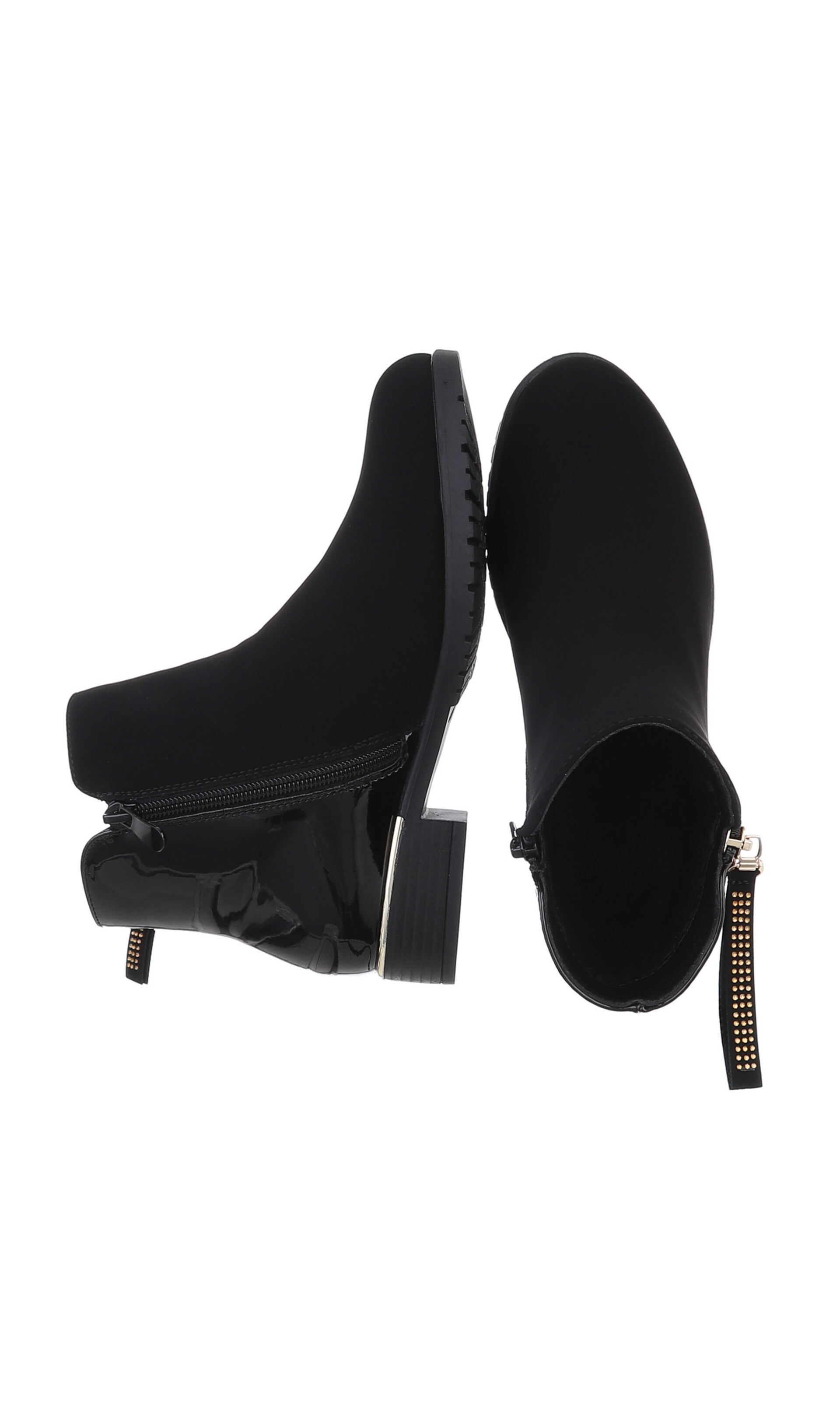 Ital-Design Ankle Boots 'Flache' in Black