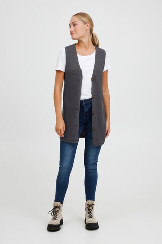 Oxmo Vest 'OXHEIDI' in Grey