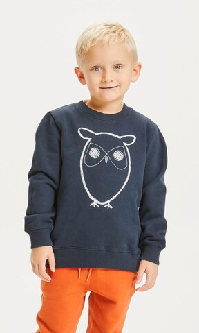 KnowledgeCotton Apparel Sweatshirt 'Lotus' in Blau: predná strana
