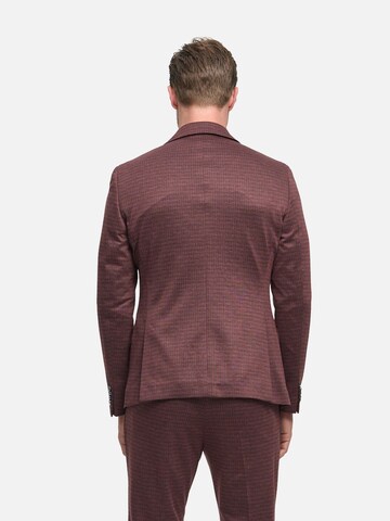 Zuitable Slim Fit Sakko 'DiNick'‌‌‌ in Rot