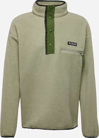 COLUMBIASportska sweater majica 'Helvetia II' - zelena boja: prednji dio