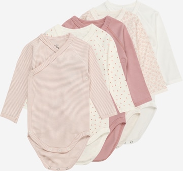 PETIT BATEAU Romper/Bodysuit in Pink: front