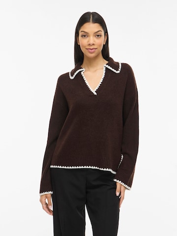 VILA - Jersey 'VIYazmin' en marrón: frente